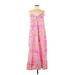 Lauren by Ralph Lauren Casual Dress - Maxi: Pink Paisley Dresses - Women's Size Medium