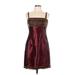 Laundry by Shelli Segal Cocktail Dress: Burgundy Dresses - Women's Size 10