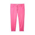 Tom Tailor Plus cropped slim leg pants Damen carmine pink, Gr. 50-28, Weiblich Hosen