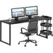 32/40/48/55-InchHome Office Rectangular Computer Desk