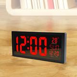 14 Inch Large Digital Wall Clock with LED Display