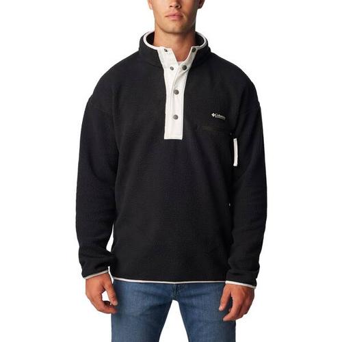 COLUMBIA-Herren-Fleece-Helvetia™ Half Snap Fleece, Größe S in Schwarz