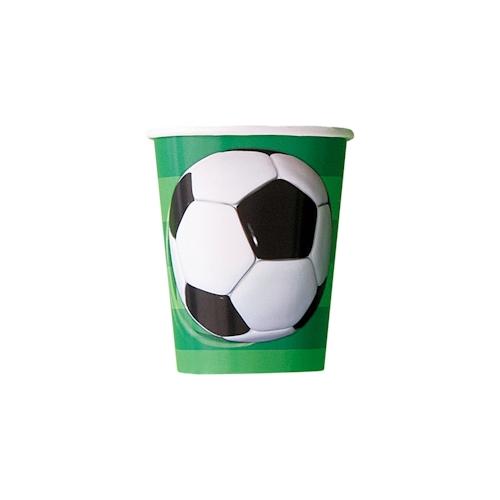 8 Fußball Becher