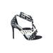 Shoe Republic LA Heels: Black Polka Dots Shoes - Women's Size 8