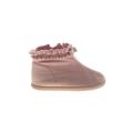 Jacadi Ankle Boots: Winter Boots Wedge Casual Pink Solid Shoes - Kids Girl's Size 22