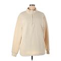 Old Navy Fleece Jacket: Ivory Jackets & Outerwear - Women's Size 2X-Large Tall