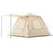 HIGEMZ Person Instant Cabin Tent, Easy Setup Pop up Tents for Camping,-4 People Family Camp Tent | 3 | Wayfair YJSKU-163