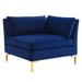 TODAY DECOR Todaydecor Ardent Performance Velvet Sectional Sofa Corner Chair | Wayfair 755513556673