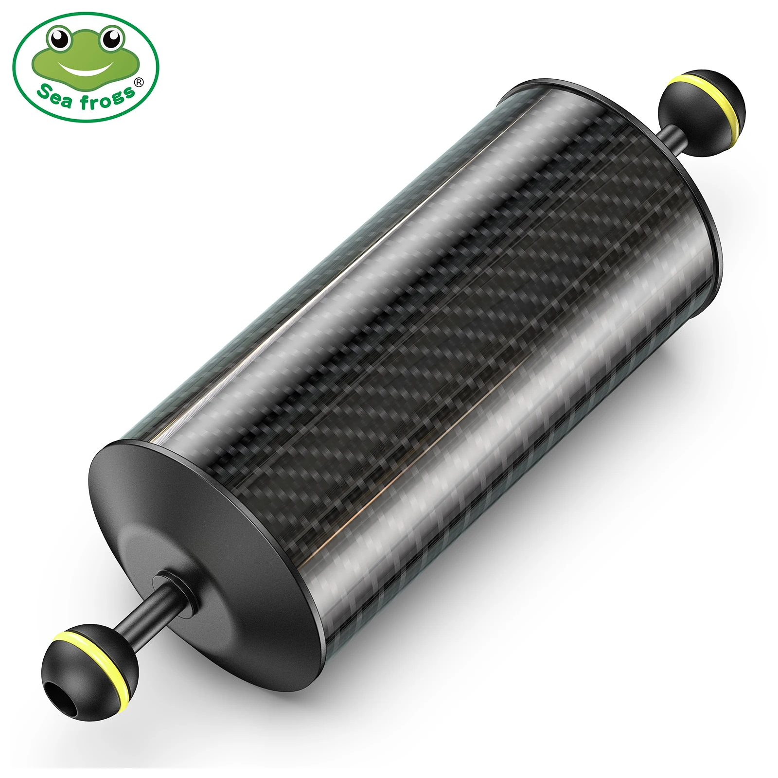 10 "80mm 900g Auftrieb Geräte Carbon Faser Schwimm Auftrieb Aquatische Arm Dual Ball Tauchen Fotografie Tablett zubehör Image