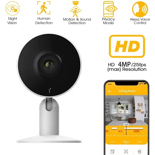 Arenti 4mp IP Überwachungs kamera Mini Wifi CCTV Überwachungs kamera ir Nachtsicht Baby phone