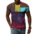 La moda estiva vende come il pane classico Street Graffiti Art t-shirt da uomo 3D Personality