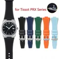 Bracelet de montre en caoutchouc pour Tissot Store X Powertravaillait c 12mm acier inoxydable