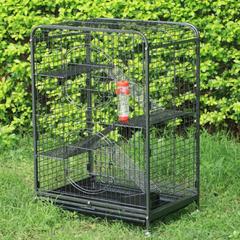 Tucker Murphy Pet™ 37-inch Metal Ferret Chinchilla Cage 36.5 H x 25.0 W x 17.0 D in/grayMetal in Black | 36.5" H X 25" W X 17" D | Wayfair