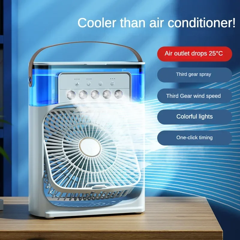 Ventilateur humidificateur portable, climatiseur, petit refroidisseur d