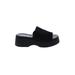 Steve Madden Sandals: Black Shoes - Women's Size 40