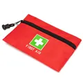 Sac de premiers secours rouge petite pochette vide de sauvetage poche de médicaments pour voiture