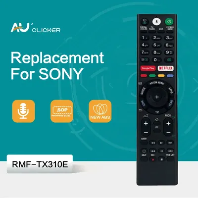 RMF-TX310E télécommande vocale de remplacement pour Sony Bravia LED LCD TV KD-49XE8004 KD-49XE8005