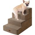 Tucker Murphy Pet™ Emalee 3 Steps Pet Stair in Black/Blue/Brown | 18 H x 15 W x 24 D in | Wayfair B3B279A54AE94F8B97F9EC8082C79E9A