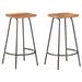 17 Stories Bar Stool Bar Seat Counter Height Island Stool for Pub Solid Mango Wood Wood/Metal in Brown | Wayfair 4C3BD4A4620D42F1BB2307631A9A8A8E