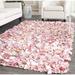 Rectangle 4' x 6' Area Rug - Bungalow Rose Godsey Geometric Handmade Shag Area Rug Polyester | Wayfair BNRS3437 37502441