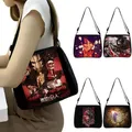 Anime Attack on Titan Print Initiated Bag for Women Ajustable Underarm Bags for Travel Manga Levi