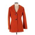 Talbots Wool Coat: Orange Jackets & Outerwear - Women's Size 10 Petite