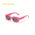 Lunettes de soleil en forme de cœur pour enfants lunettes rectangulaires pour enfants nuances pour