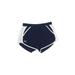 Under Armour Athletic Shorts: Blue Color Block Activewear - Women's Size Small