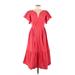 Marissa Webb Collective Casual Dress: Red Dresses - Women's Size 6