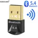 Mini adaptateur USB Bluetooth 5.4 pour PC et ordinateur portable récepteur sans fil dongle BT 5.3