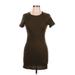 Forever 21 Casual Dress - Bodycon: Brown Dresses - Women's Size Large