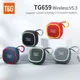 TG659-Mini haut-parleur Bluetooth sans fil injuste boîte de son TWS haut-parleur HiFi prise en