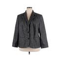 Lafayette 148 New York Jacket: Gray Tweed Jackets & Outerwear - Women's Size 20