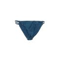 ViX by Paula Hermanny Swimsuit Bottoms: Blue Solid Swimwear - Women's Size X-Small