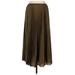 T Tahari Casual Skirt: Brown Solid Bottoms - Women's Size Small