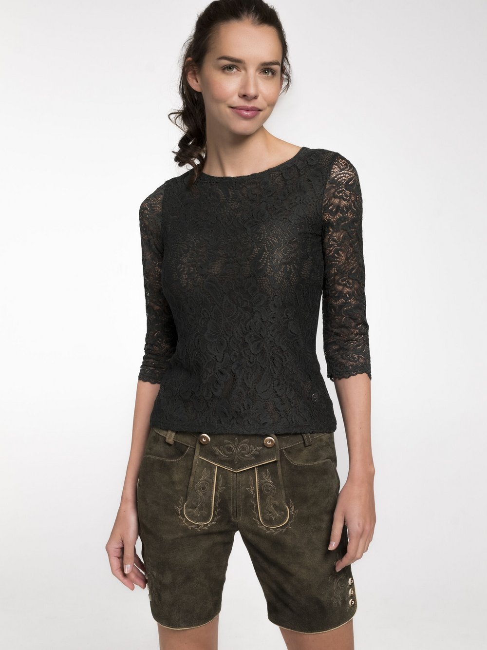 Spieth & Wenksy Trachtenblusen Damen grün, 40 Image