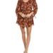 Lost + Wander Terracotta Bloom Mini Dress - Red