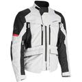 Acerbis X-Rover wasserdichte Motorrad Textiljacke, schwarz-grau-rot, Größe L