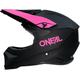 Oneal 1SRS Solid Motocross Helm, schwarz-pink, Größe S