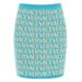 Monogram Knit Mini Skirt