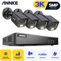 8CH système de sécurité vidéo 5MP H.265 + 5 en 1 dvr enregistreur 3K caméra extérieure étanche