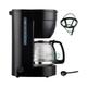 Suinga - Macchina da caffè a filtro elettrica, 0,75 l (6 tazze), macchina per caffè, sistema