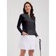 Damen poloshirt Schwarz Weiß Langarm Shirt Damen-Golfkleidung, Kleidung, Outfits, Kleidung