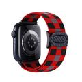 Bracelet Sport Compatible avec Bracelet Apple Watch 38mm 40mm 41mm 42mm 44mm 45mm 49mm Élastique Ajustable Nylon Bracelet de remplacement pour iwatch Ultra 2 Series 9 8 7 SE 6 5 4 3 2 1