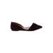 Merona Flats: Burgundy Color Block Shoes - Women's Size 7 1/2