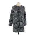 NANETTE Nanette Lepore Jacket: Gray Houndstooth Jackets & Outerwear - Women's Size Large