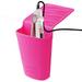 Storage bag for Hot Hair Tools Silicone Heat Resistant Holder Mat Pouch for Flat Iron Curling Iron Hot Hair Tools Hair Straightene Pink