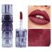 GHSOHS Lip Gloss Set for Women Red Lip Oil Velvet Liquid Lipstick Cosmetics Classic Smooth Lip Gloss 2ml Non Sticky Long Lasting Glitter Black L C