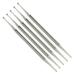 5Pcs Nail Curette Cleaner Double Ended 1.5Mm-2.5Mm Dermal Ingrown Toe-Nail Under Fingernails Cleaning Manicure Pedicure Cuticle Tools