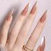 Besaacan Fake Nails on Saleï¼� Nail 240 Pieces Wear Full Stick Long Trapezoid Nail Pieces Practice Nail Diy Nail Pieces Full Coverage Pressed on Nails Suitable for Diy Nail Salon 12 Sizes Nail Care B